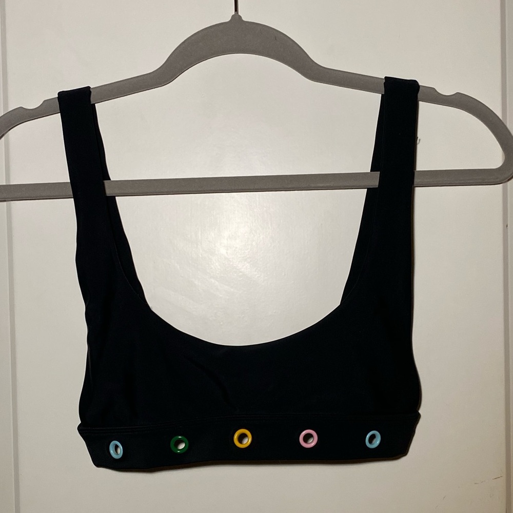 F21 BLACK SWIM TOP
